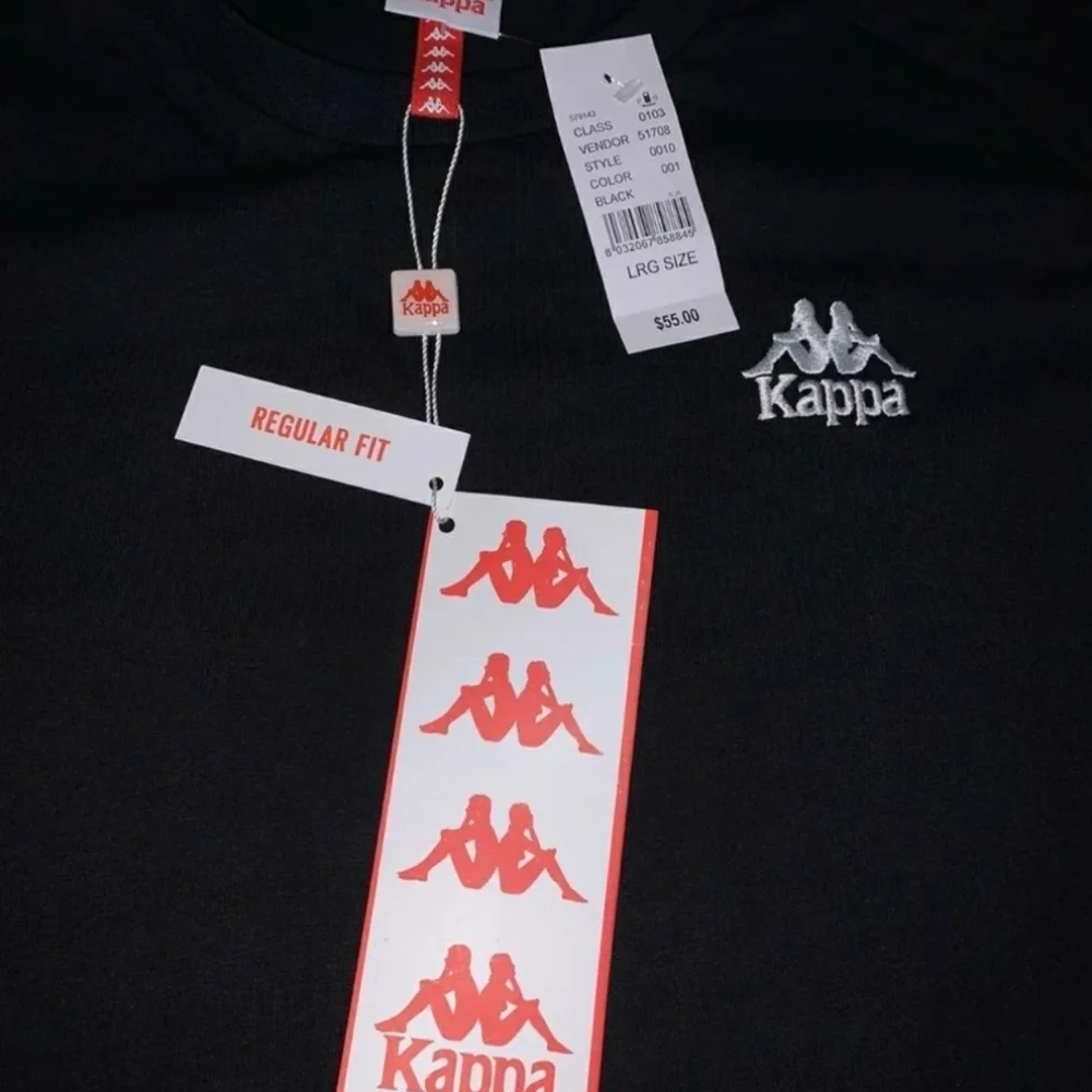 Kappa Black Sweatshirt with Logo - Picture 4 of 4